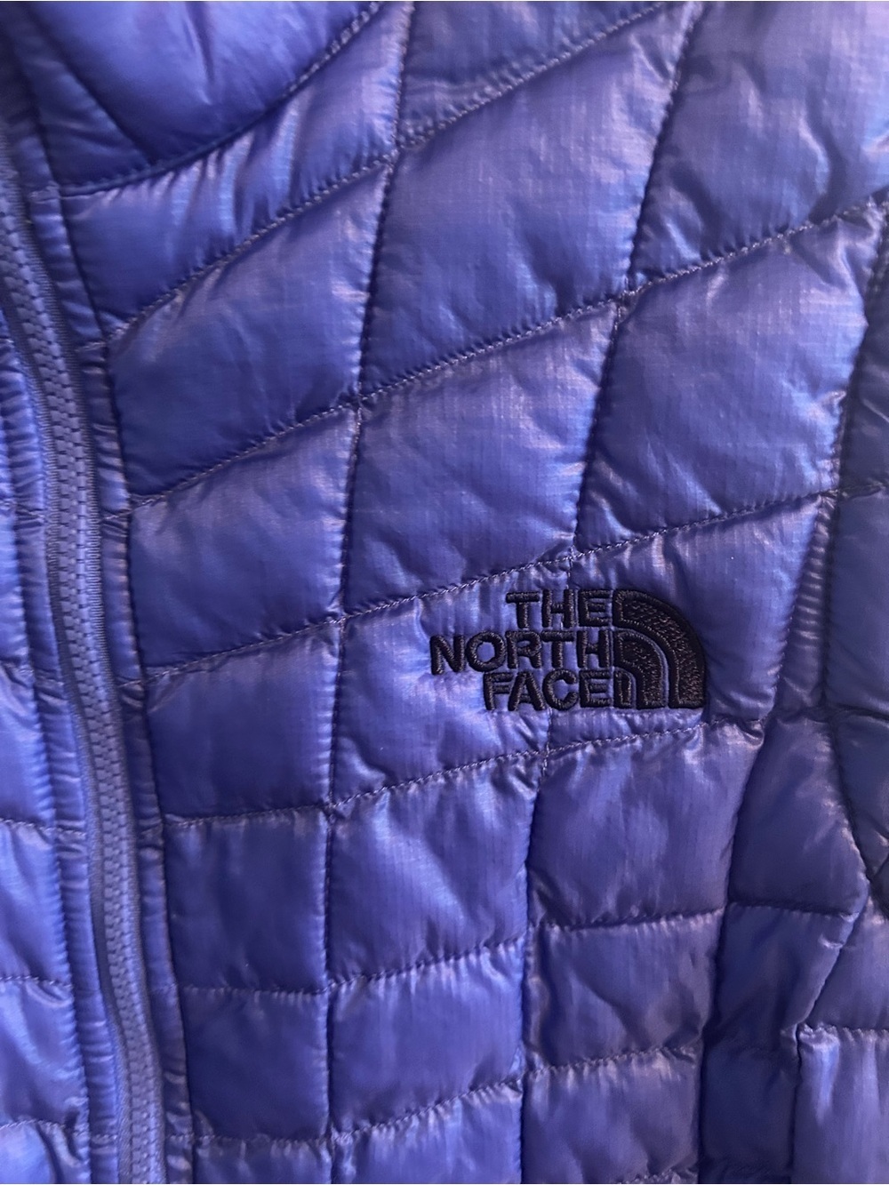 The North Face Women's Blue Quilted Packable Vest - Picture 3 of 6